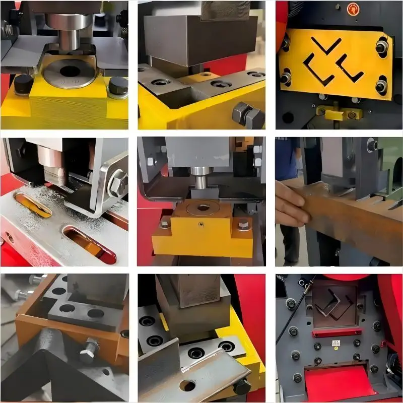Multifunctional CNC Ironworker Machine Combined Cutting Punching Shearing with Hydraulic Power Source New and Used Condition
