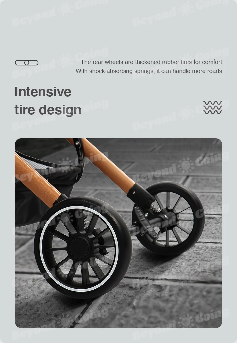 Customized High Quality Baby Pram Portable Buggy Lightweight Luxury Push Chair Folding Baby Carriage Stroller