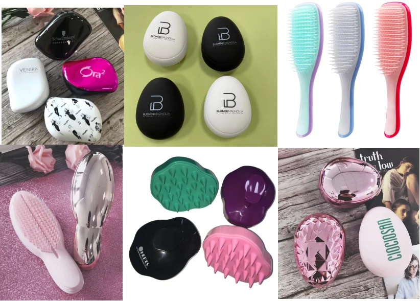 New Improved Egg Shaped Detangler,Portable Travel Hair Brush,Egg Shaped