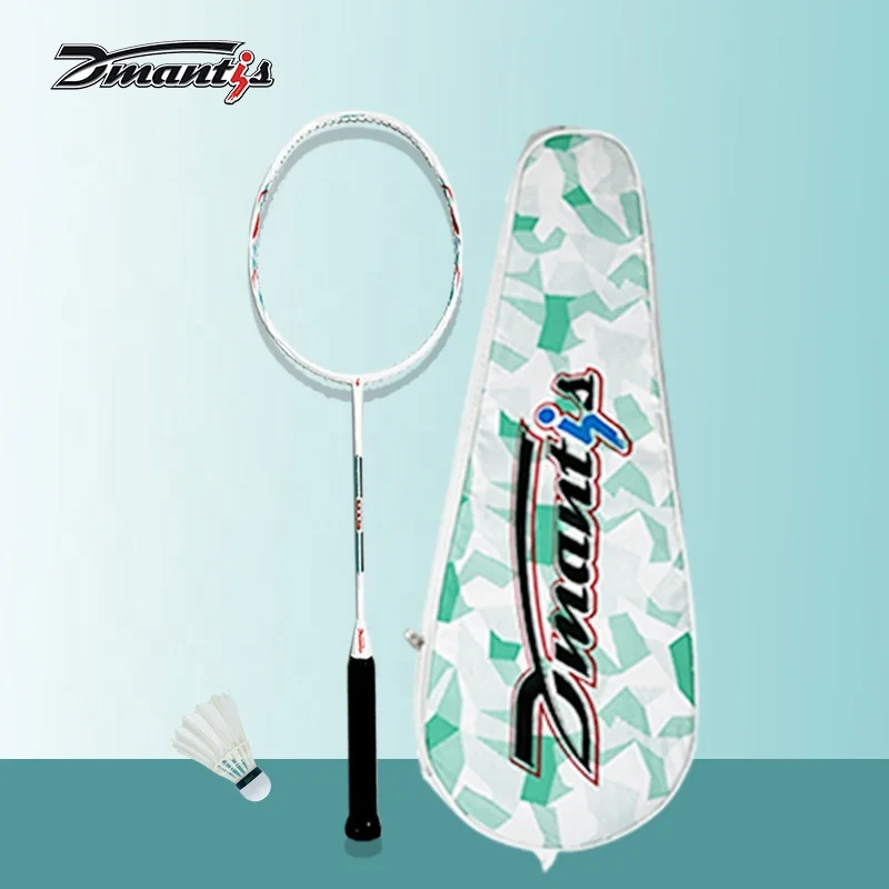 High Quality Badminton Racket with Cover Bag Full Carbon Fiber 4U Badminton Racquet for Sale