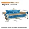 Spot extra large blue cat sofa-7031331-to be assembled