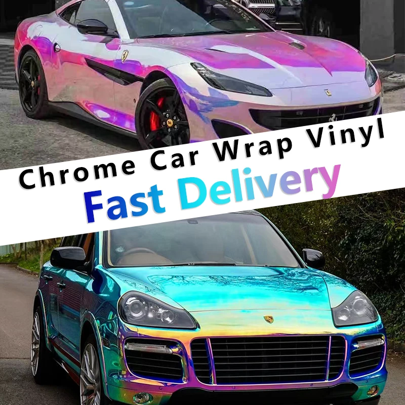 CL-CR Chrome Rainbow Holographic Car Wrap Vinyl Film - SINO VINYL