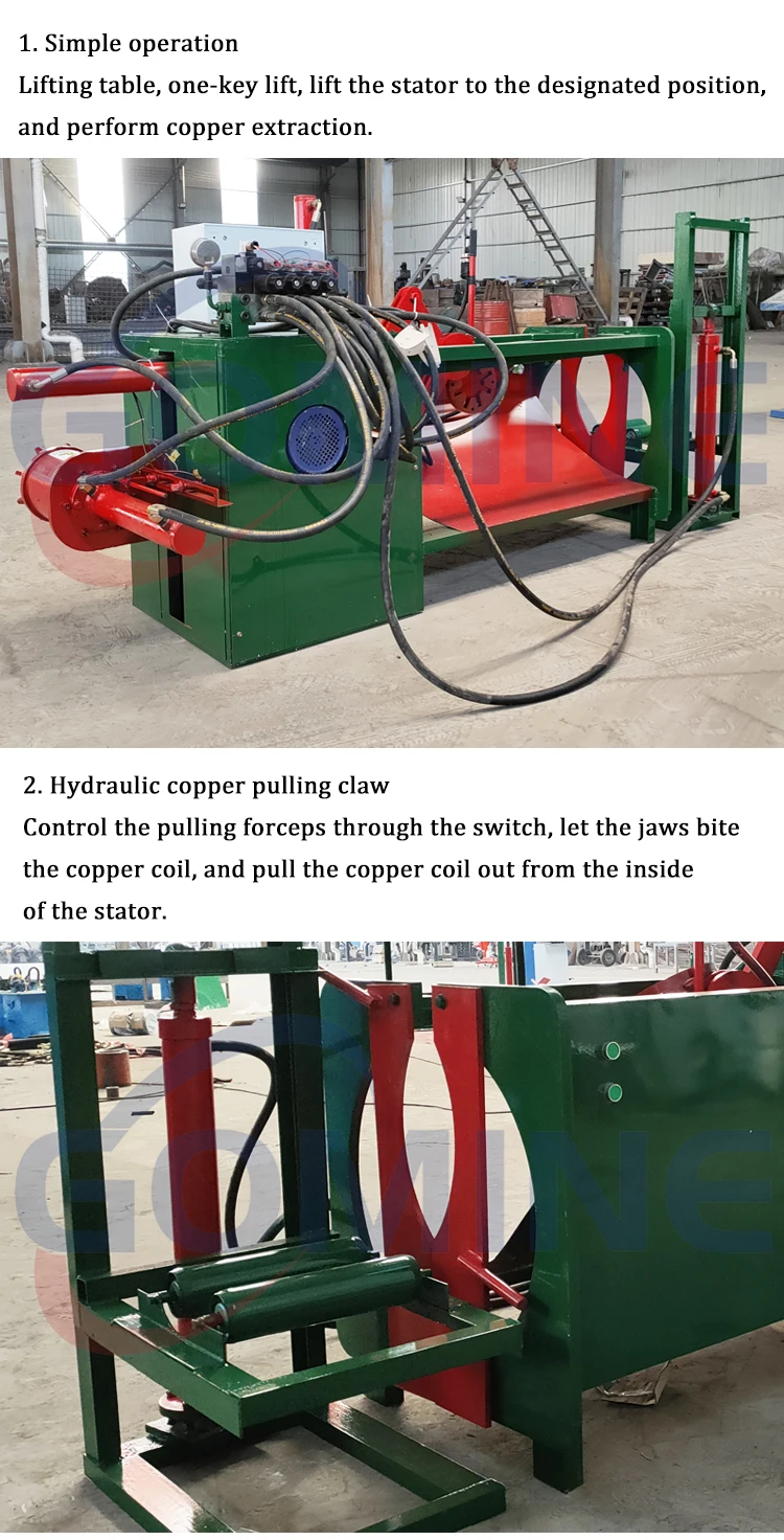 Copper Recycling Motor Breaker Automatic Motor Stator Cutter Machine For Scrap Motor Wrecking