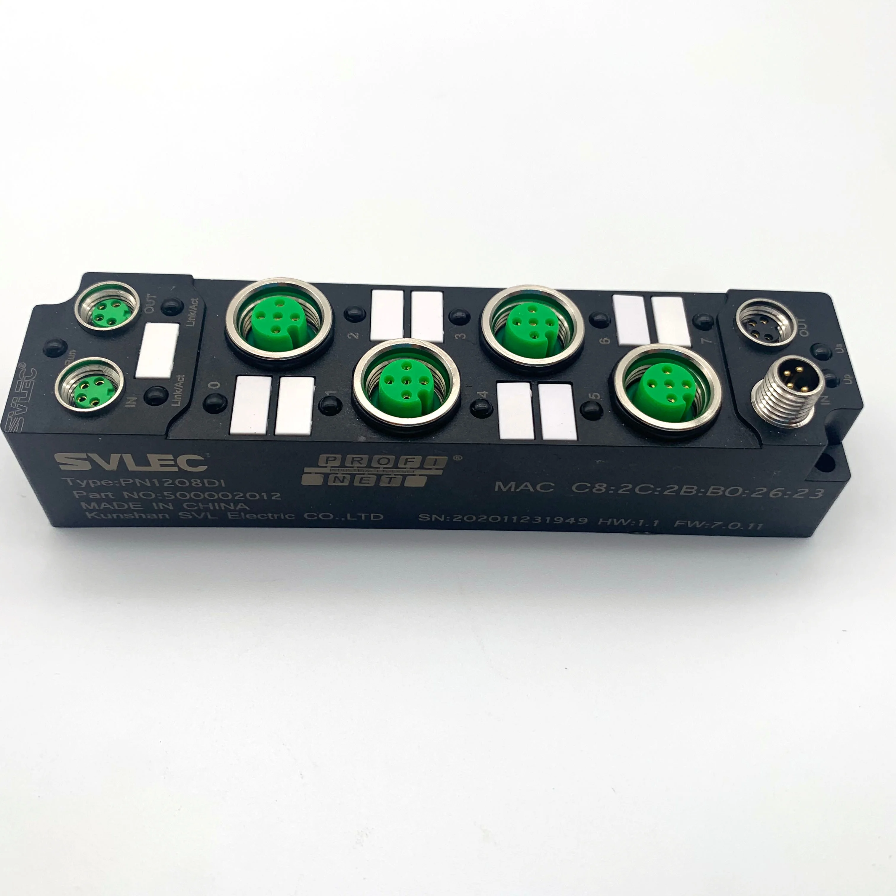 Svlec Waterproof Industrial Ethercat Profinet 8di 8do Compact Io Module ...