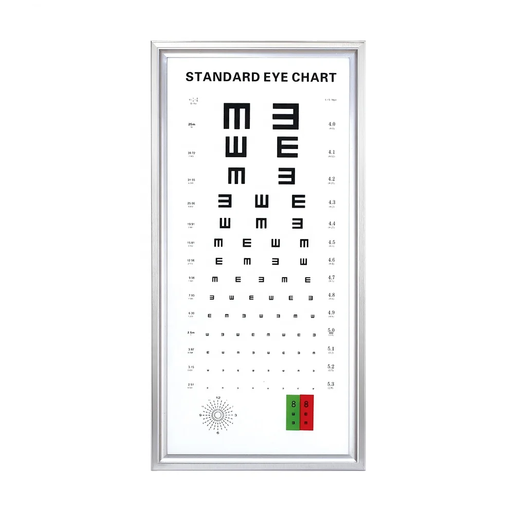 Rightway Brand LY-23C Visual Acuity Led Vision Testing Chart with 2.5m Eye Test Distance