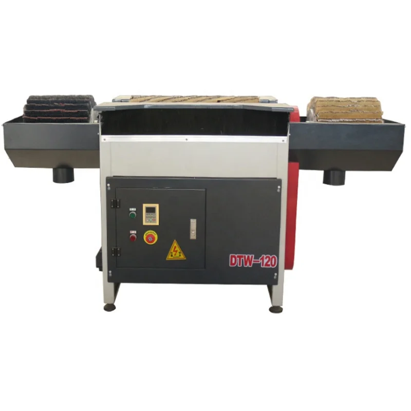 DTW-120 manual brush sanding polishing machine