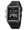 3 Silver Case Black Dial