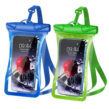 Customizable Waterproof Phone Pouch Floating IPX8 Glitter Waterproof phone Case Mobile Phone Dry Bag