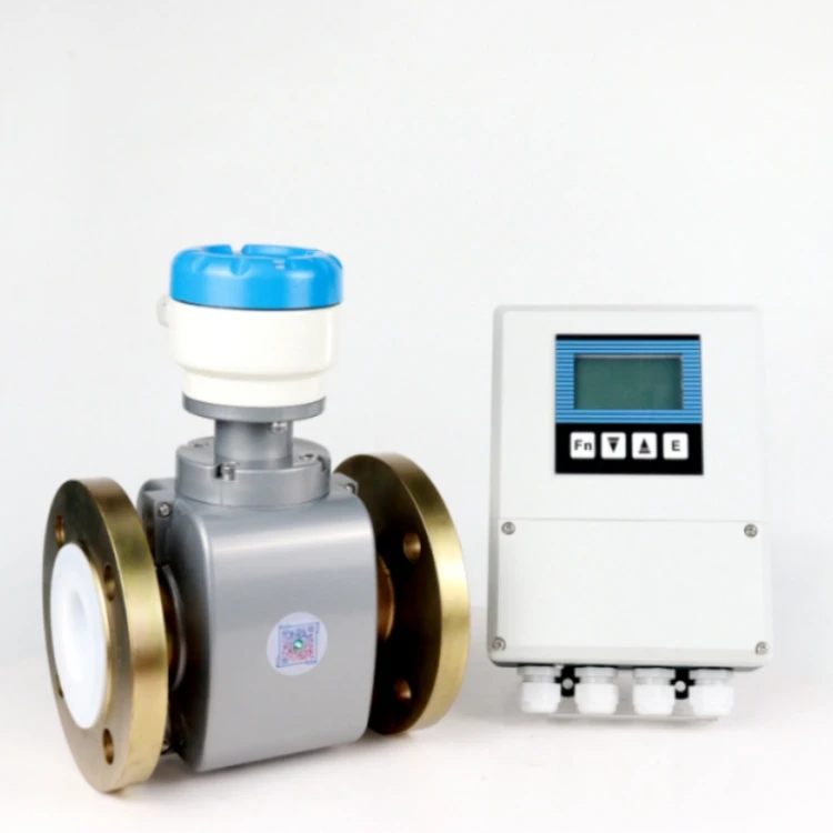 DN50 Split Type Vann Elektromagnetisk Flow Meter Smart Water Digital Flow Meter Kloakk Væske Slurry Sjøvann Flowmeter