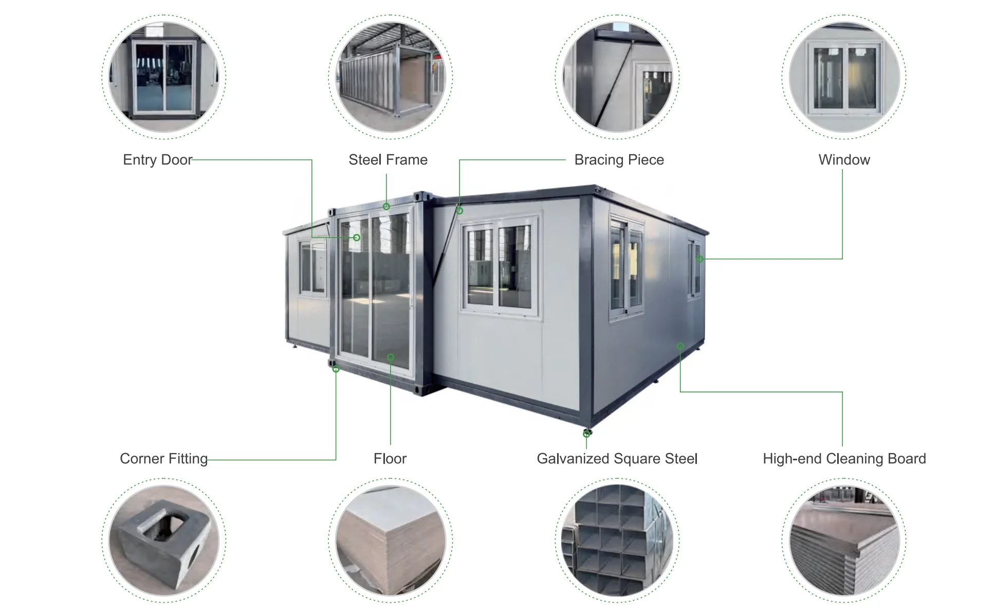 Factory 40Ft 20Ft Luxury Foldable Expandable Container House Camping ...