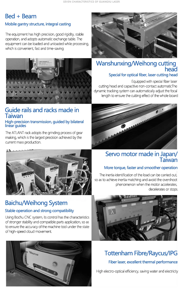 Factory Supply 1000W 2000W Cnc Fiber Laser Cutting Machine Laser Engraving Machine For Metal