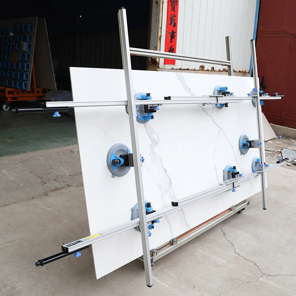 Sistema Sollevamento Piastrelle Raizi CarriX - Binari Telescopici Con Ventose