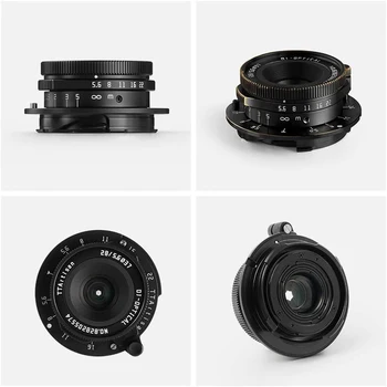 TTArtisan M 28mm F5.6 Limited Edition Full Frame Manual Focus F5.6-F22 Black Brass Camera Lens for Leic a M240 M6 M7 M8 M9 M9p product image