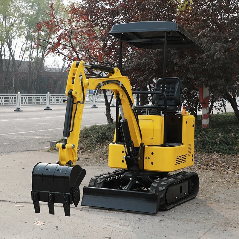 SAAO 1 Ton Minibagger Crawler Mini Excavadora Escavator Pelle Digger Mini Excavator