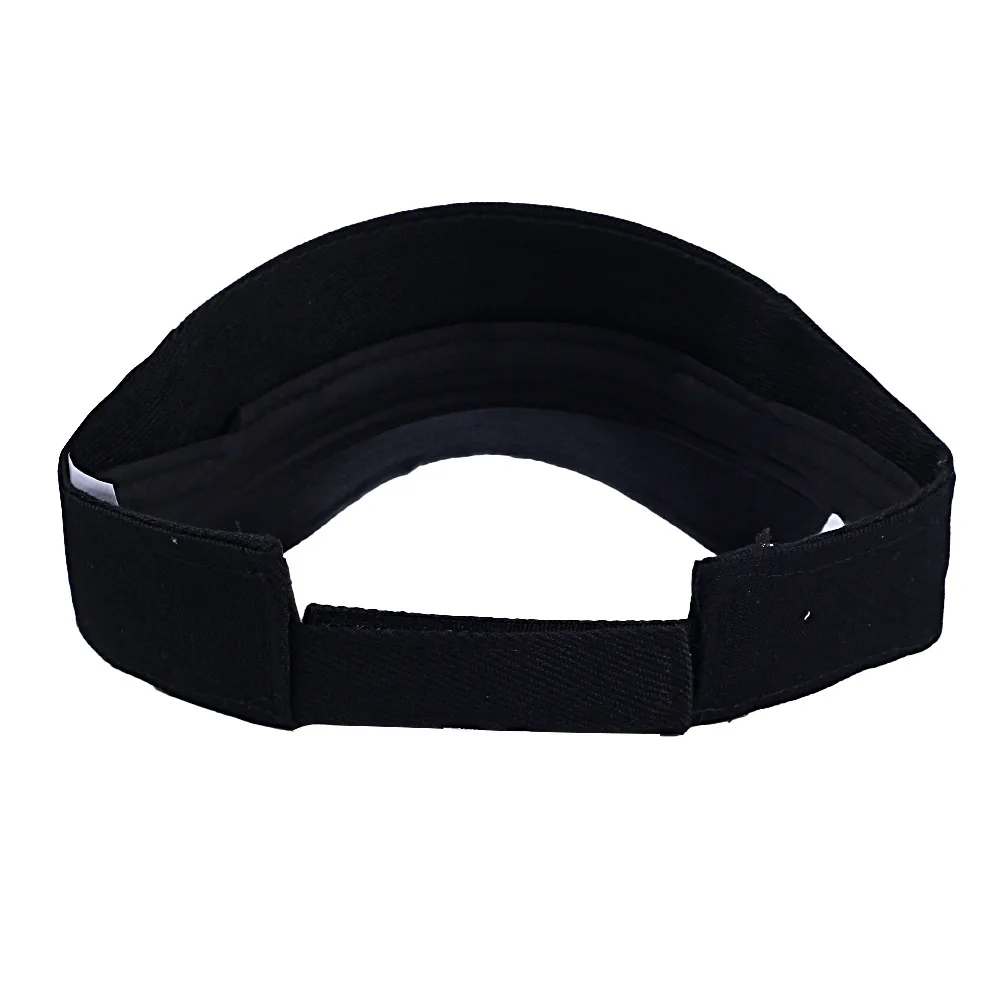 Wholesale Premium Quality Multi-colored Washed Cotton Advertising Sun Protection No Top Peaked Visor Caps With Logo