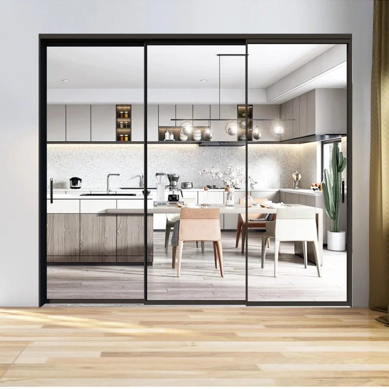 Minimalist Design Aluminum sliding door