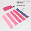 Borsa in tessuto manuale rosa viola cinque standard di resistenza