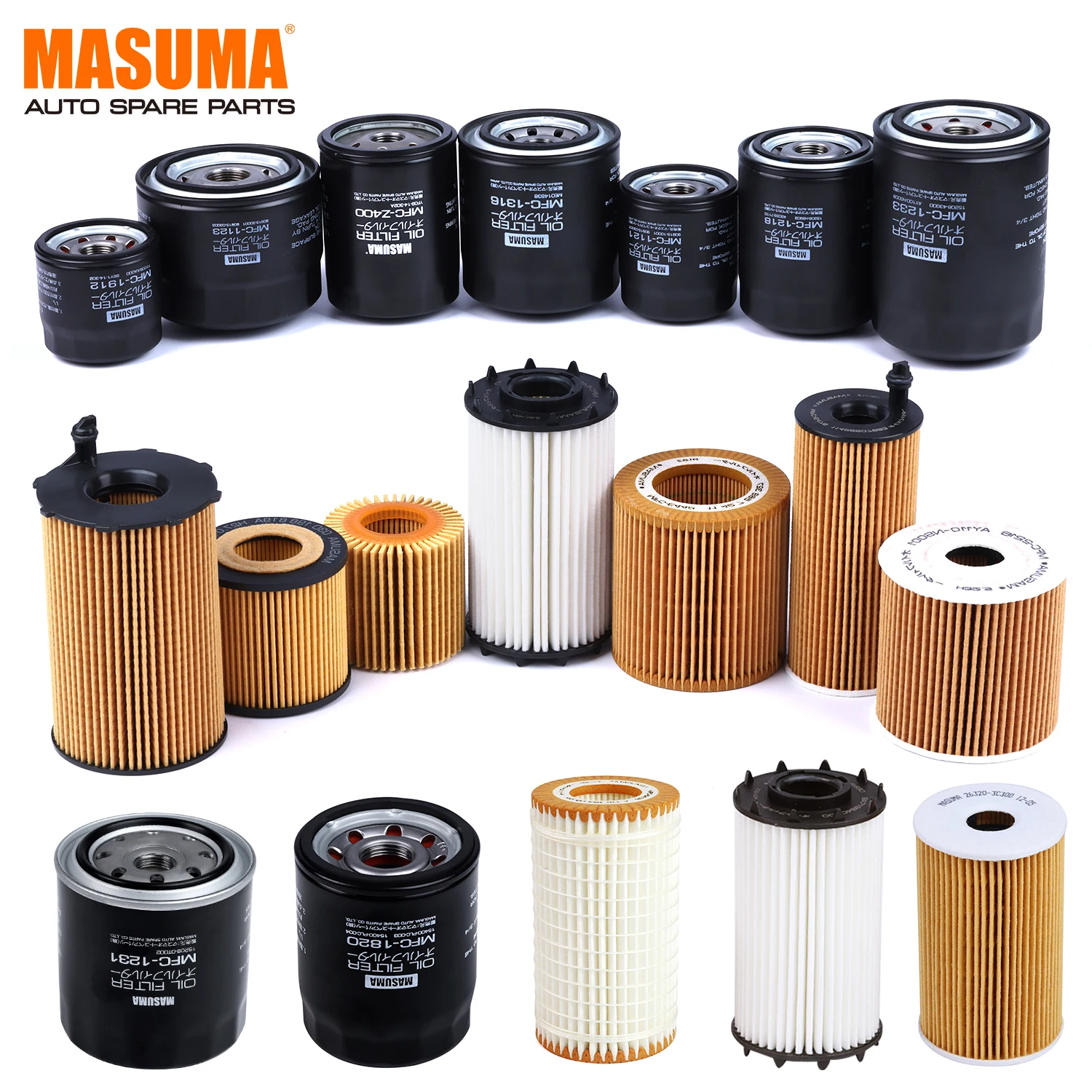 MASUMA MFC-2127 Cheap Factory Price Motor Oil Filter for Toyota Land Cruiser Haice Corolla Mark X rav4
