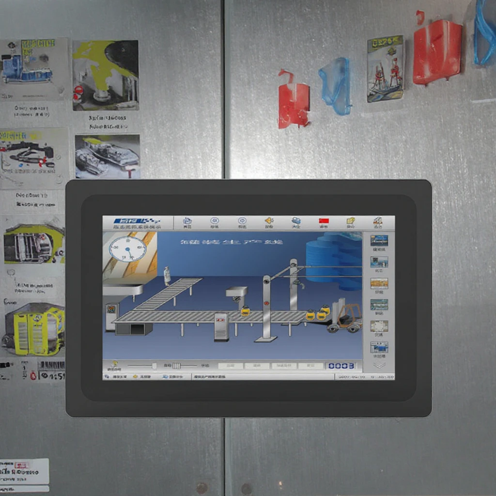 Ip65 industriale 13,3 дюймов Hmi Встроенная промышленная панель настенный широкий емкостный сенсорный экран монитор для наружного дисплея