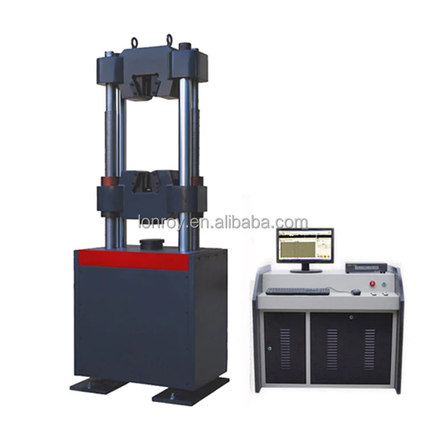 600KN Microcomputer Screen Explicit Hydraulic Universal Tensile Strength Bending Testing Machine for Rebar