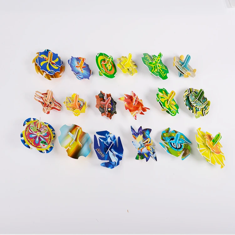 Пользовательский 3D ПП спиннинг Топ Игрушка Дети Забавный спиннинг Топ