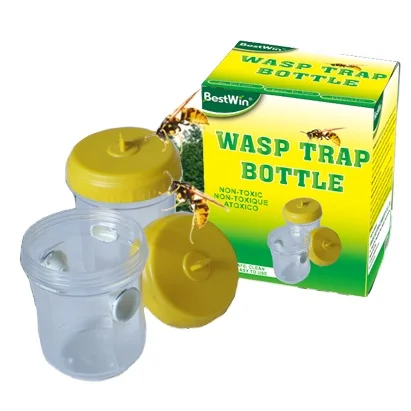 Reusable plastic outdoor hanging wasp traps outdoor wasp trap plastic catcher