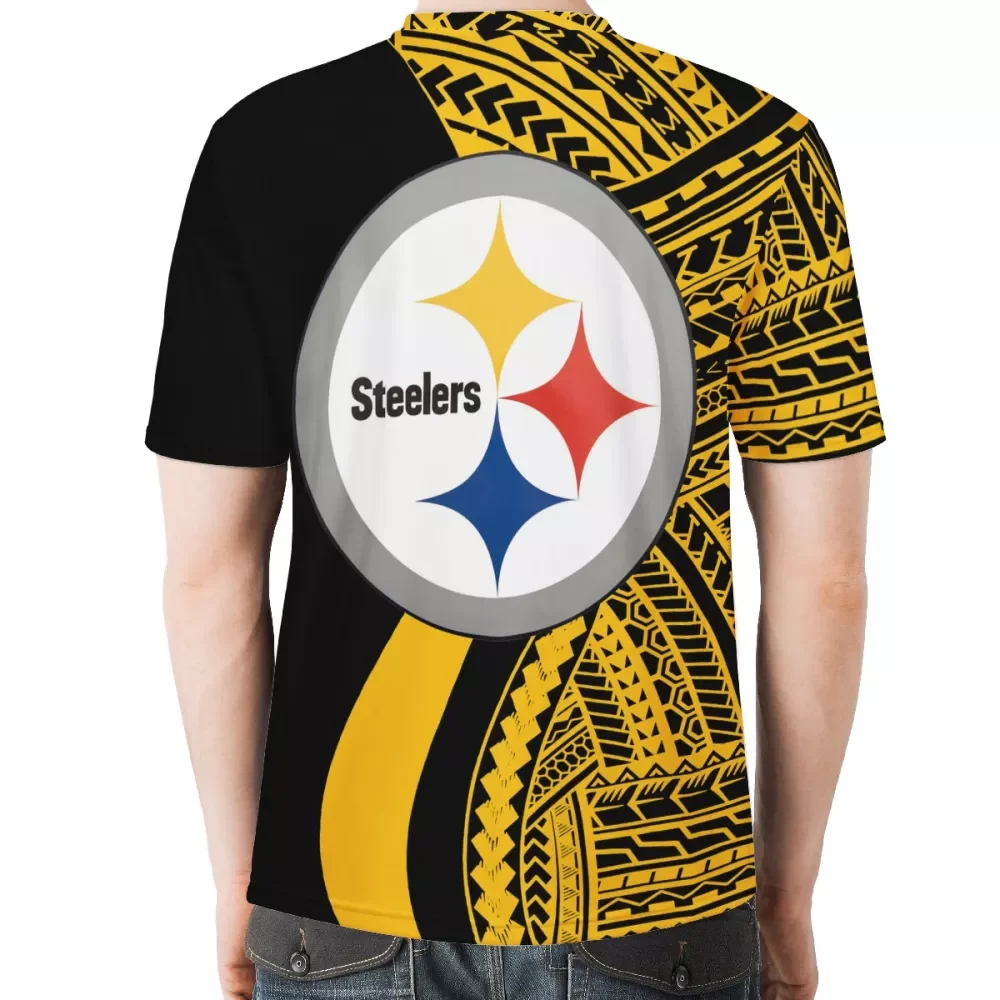 Wholesale MOQ 1 Polynesian Samoa Tribal Design Tshirt NFL American Football  Team Clothing Custom Oversize Man T-shirt Fashion Men Shirt From  m.