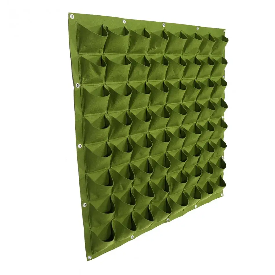 4/7 Tasche Appese Borse per Fioriera Da Parete Verticali Fiore