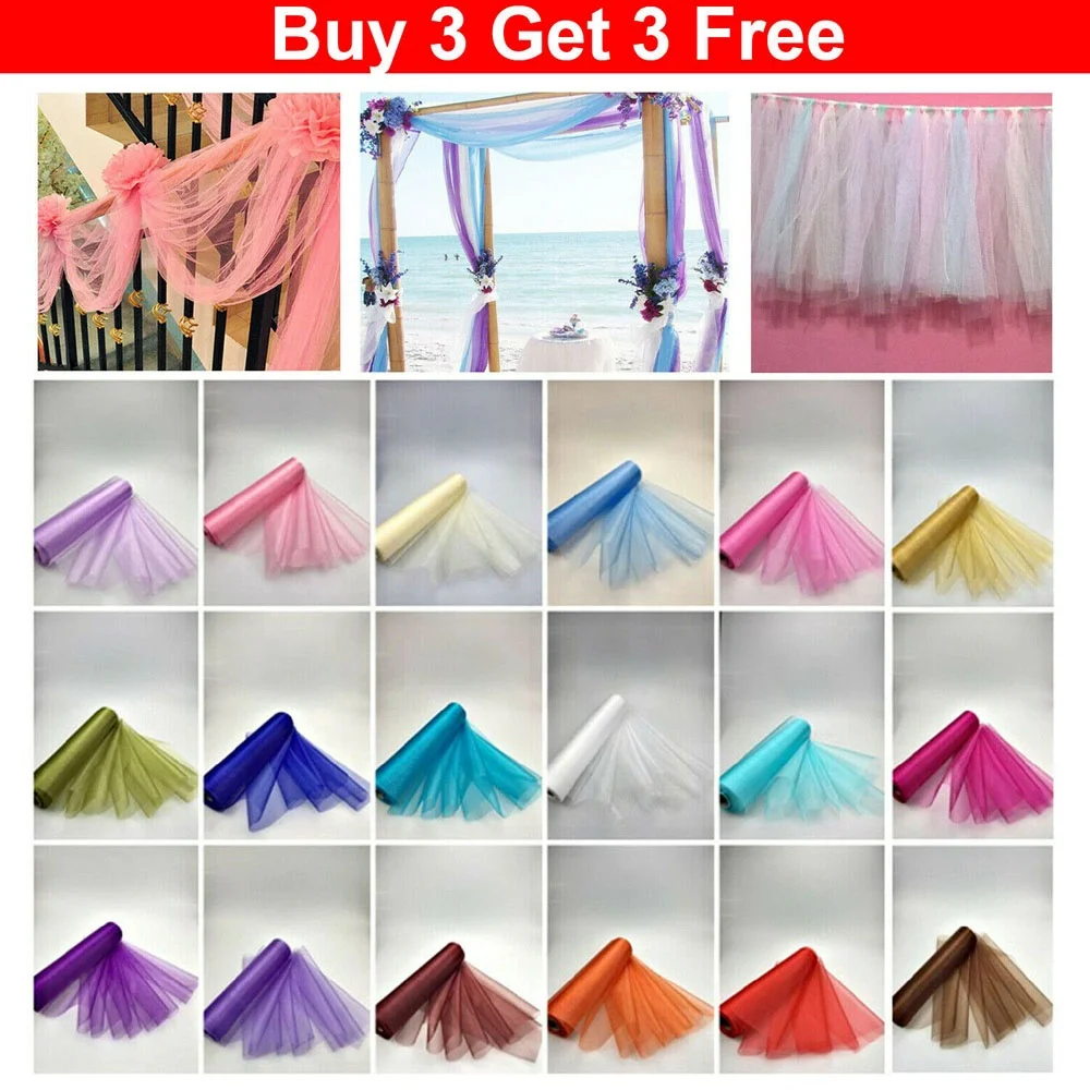 Rotolo In Organza Bianco - Mobilia Store