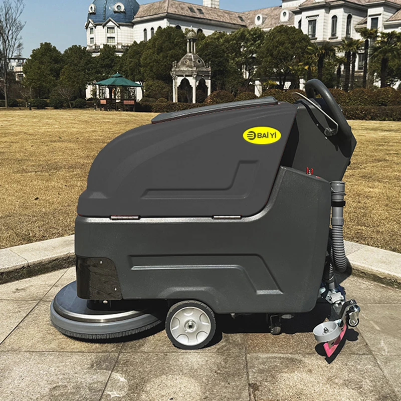 Professional Automatic Walking Hand Type Baiyi-RX520  Industrial Washing Machine Floor Scrubber