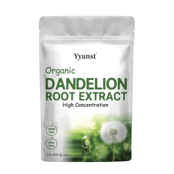 Private Label Organic High Concentration Dandelion Root Extcract Supports Digestive Enzymes Cleanse & Detox & Repair