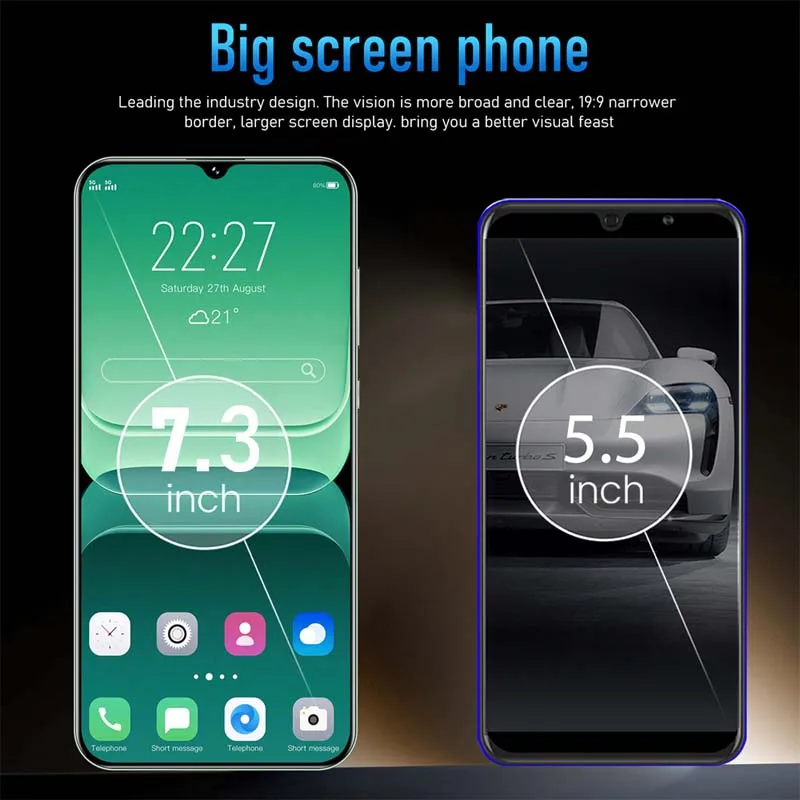 M13 Pro New Cheap Cell Phones Low Price Mobile Phone 2023 Unlocked 3g Y 4g Android Smartphone 3g