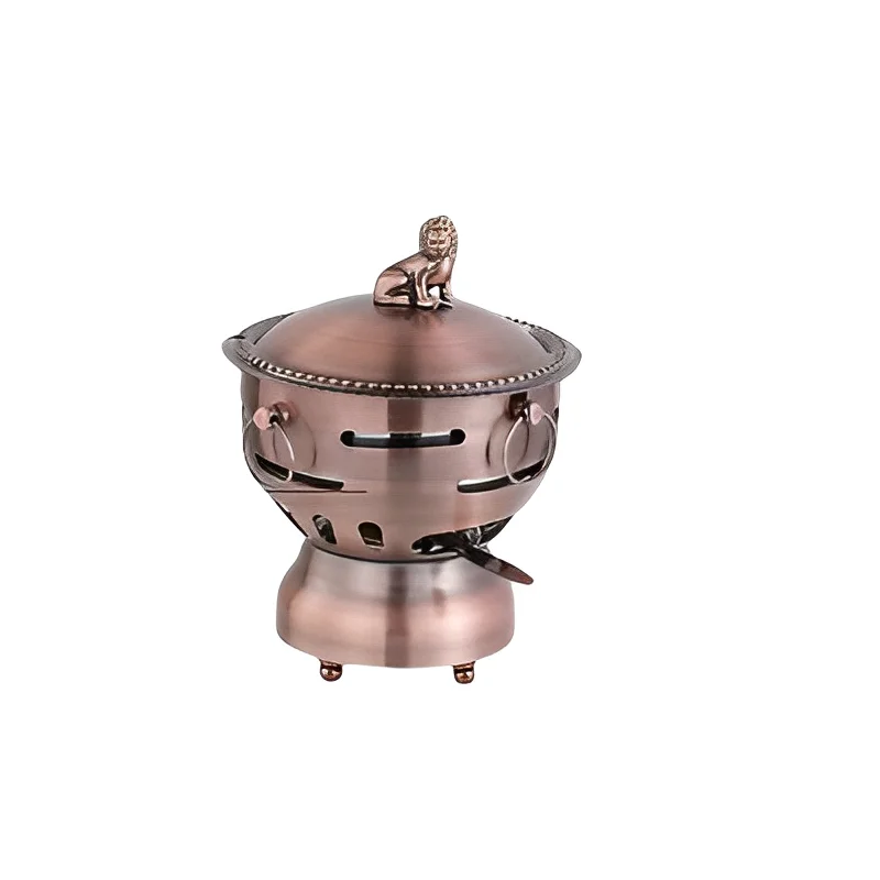 Classic Antique Copper Chafing Dish Buffet Individual Hot Pot From