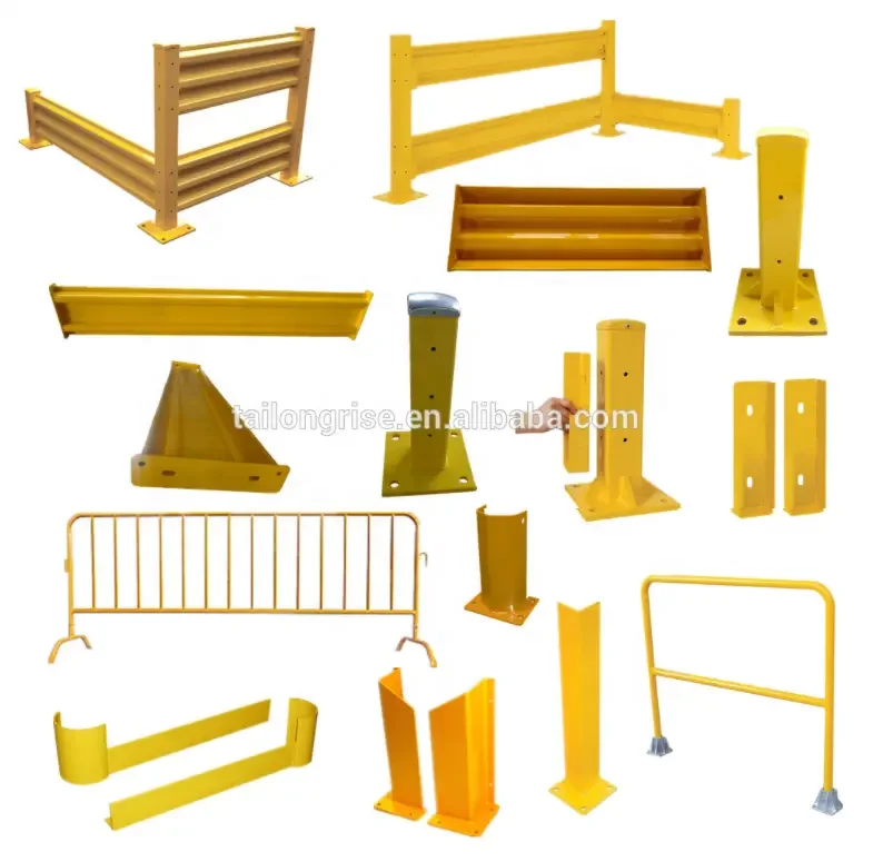 Forklift Protection Rails Structural Guard Rails Warehouse Guardrail Metal Traffic Safety Barriers