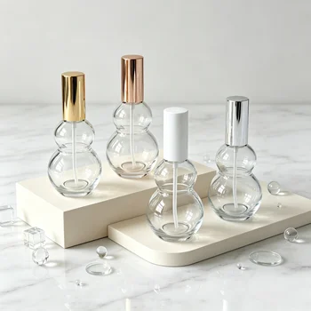 100ml Clear Double-Hollow Glass Bottle Leak Proof Pump Sprayer