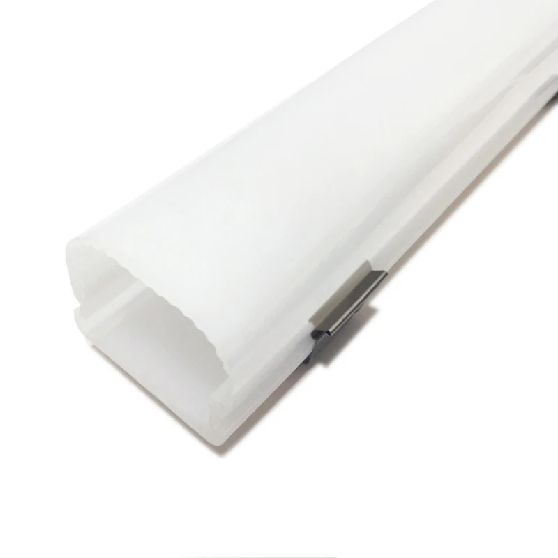 Экструдированный пластиковый профиль прозрачная пластиковая Светодиодная лента светорассеиватель крышка