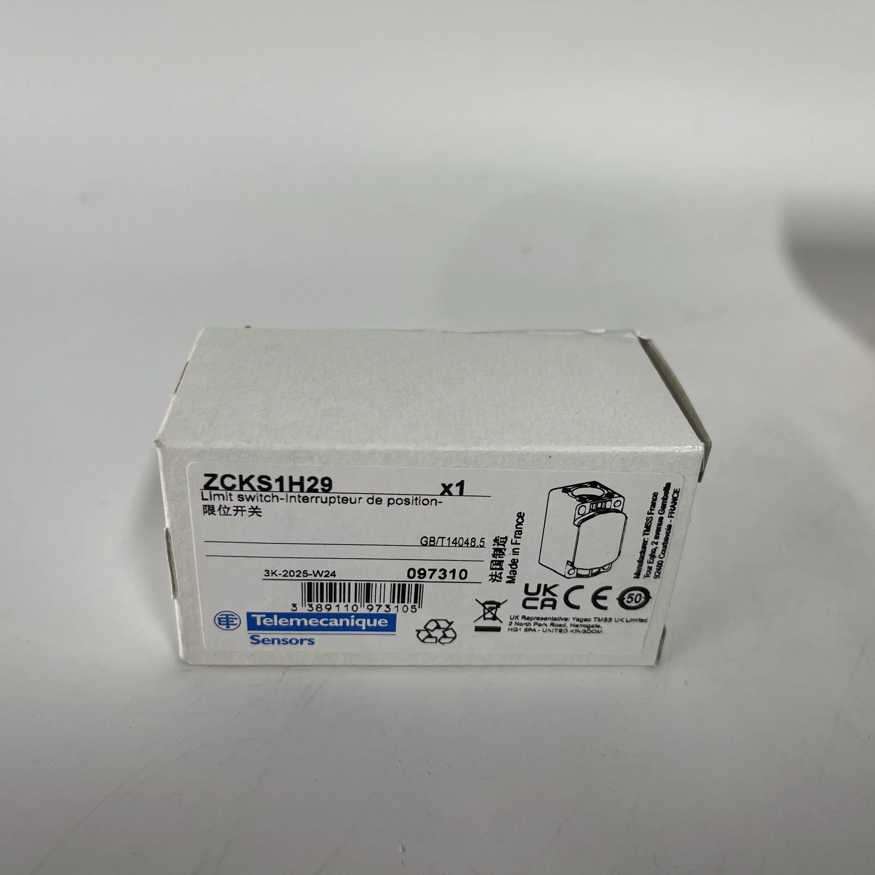 Telemecanique Limit Switch ZCKS1H29 Telemecanique Limit Switch ZCKS1H29