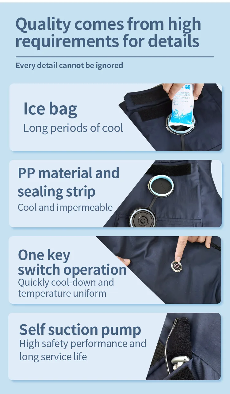 Water Activated Evaporative Cooling Vest,Wearer Stays Cool And Dry