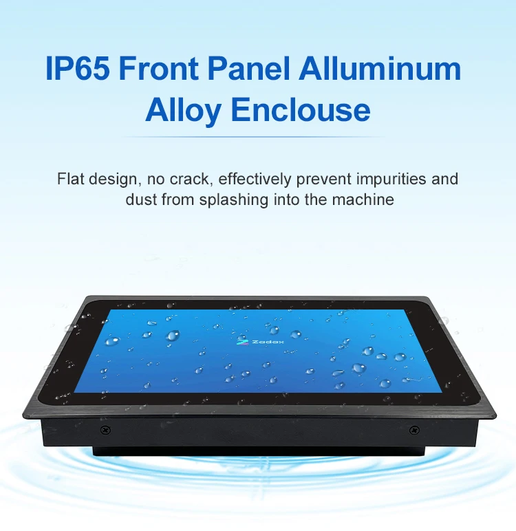 Industrial VESA Pure Plane Capacitive Resistive Touch Screen 11.6/13.3/15.6/19/21.5 Inch LCD Display USB DC Monitor