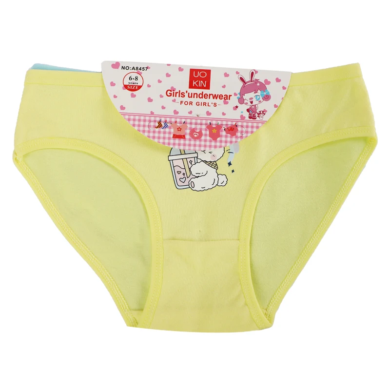 Uokin A8457 Little Girls Panties Underwear 6 Pieces Sets Cartoonwoment