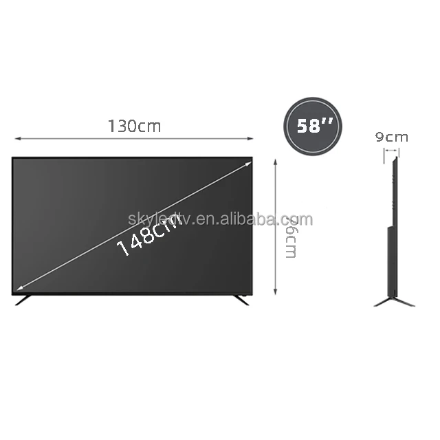 KONKA 65-Inch 4K LED Smart TV, Android 9.0, Dual-Band WiFi, Ideal