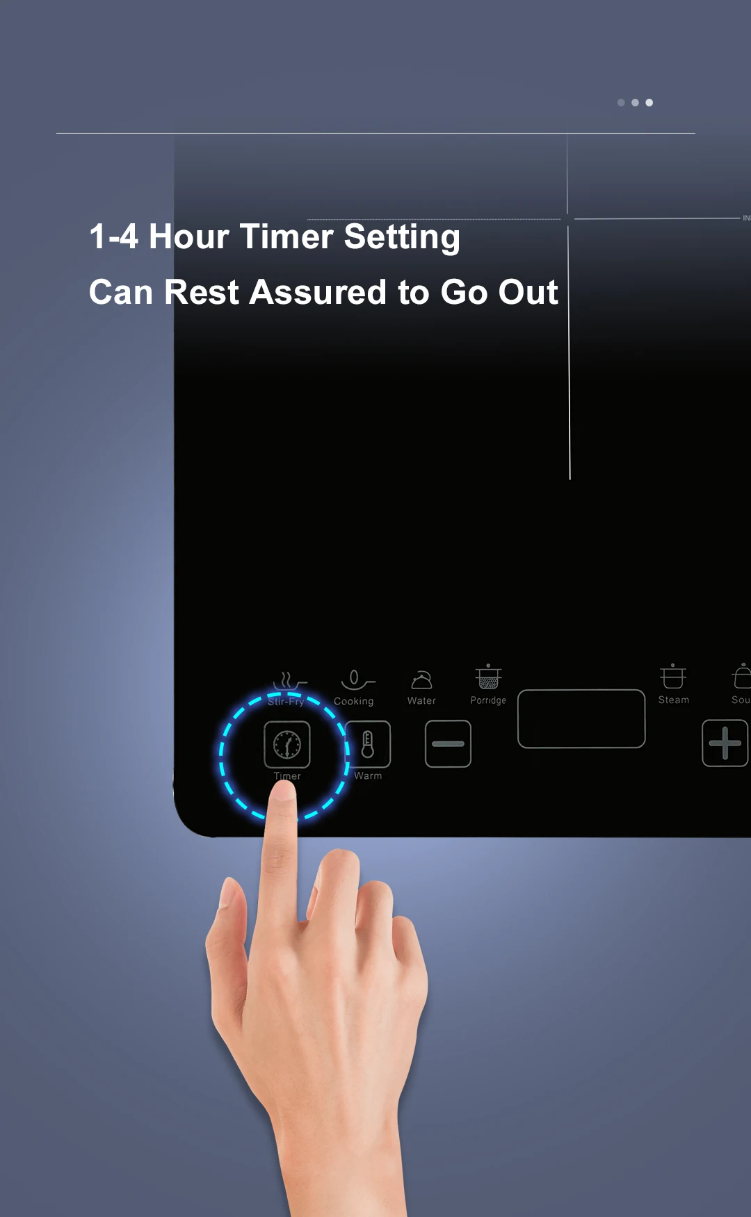 Portable Single Induction Hob Cooktop Hot Pot Touchpad Control