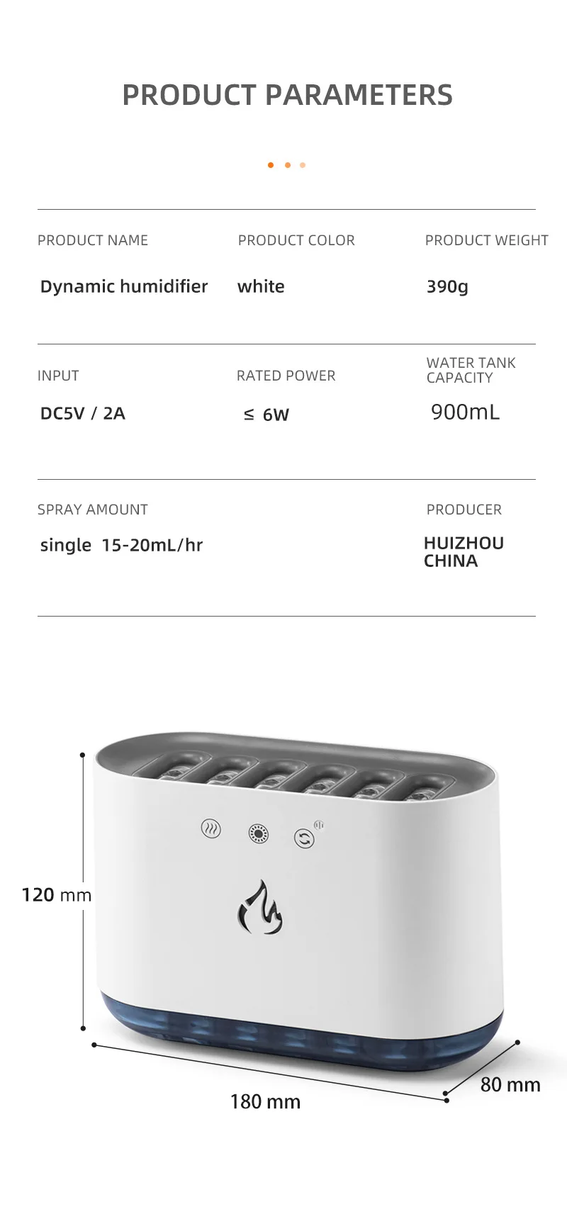 Luxury Home Decor Best Gift Ultrasonic Mist Maker Dynamic Pickup Musical Lighting Cool Creative Design Colorful Light Humidifier