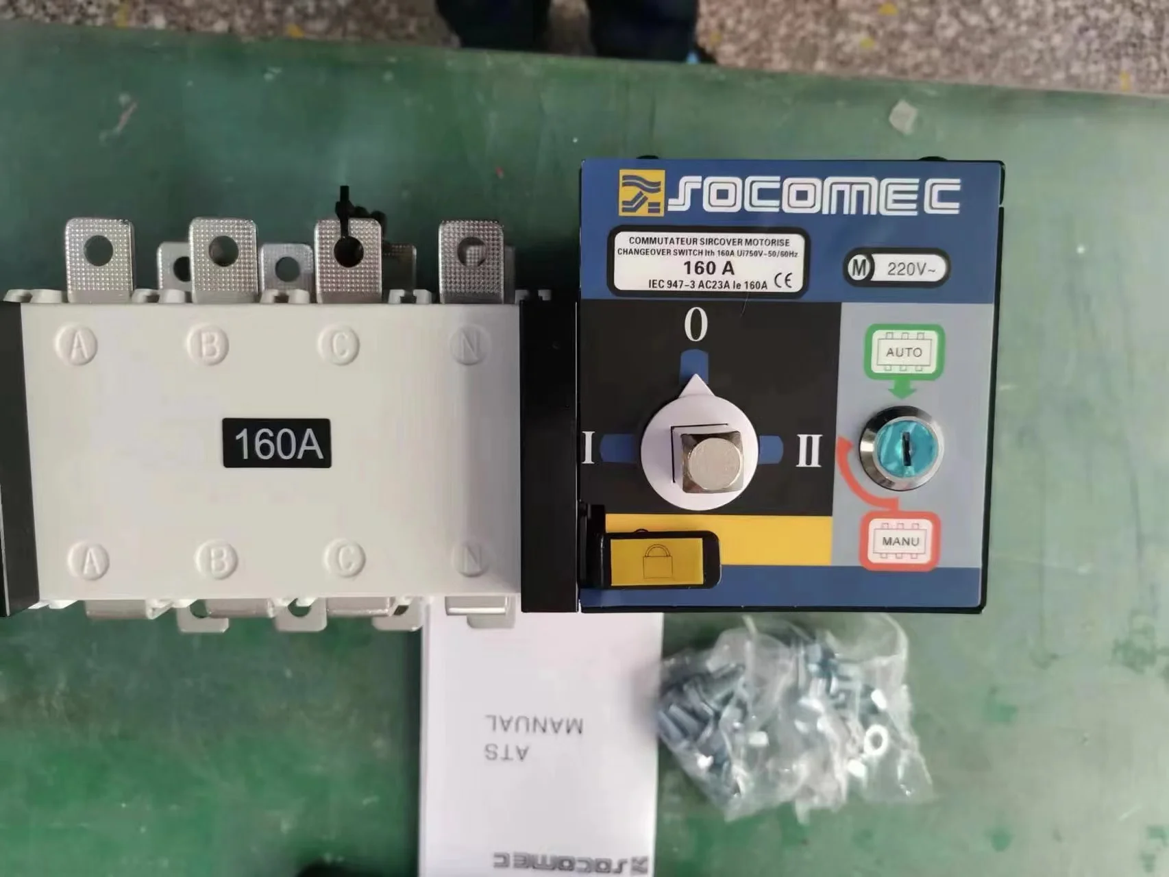 Socomec Automatic Transfer Switch ATS 100A 300A 500A 630A 1600A 3200A 4P Generator Switch