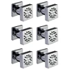 chrome - 6pcs