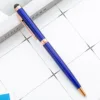 Écran tactile bleu transparent
