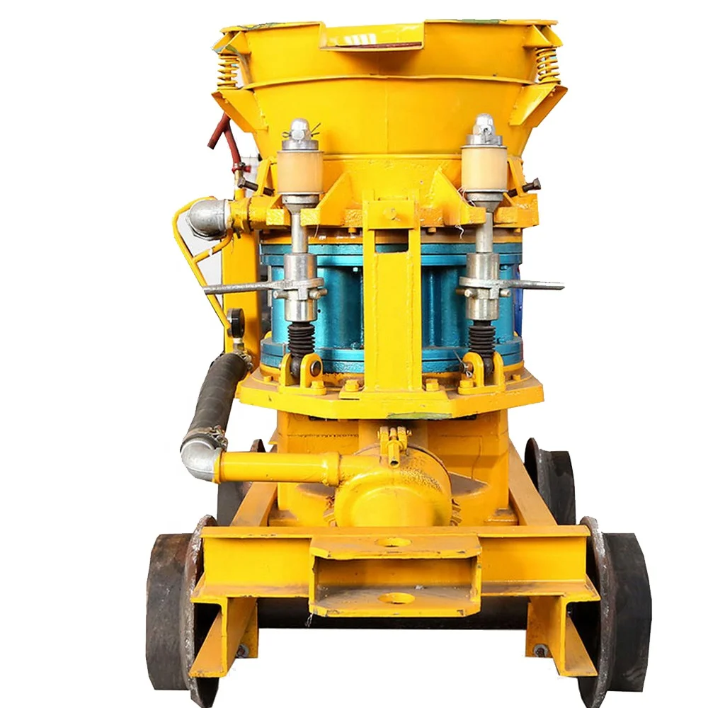Diesel Wet Mix Guniting Machine Mini Portable Air Shotcrete Spraying Hydraulic Wet Concrete Shotcrete Machine