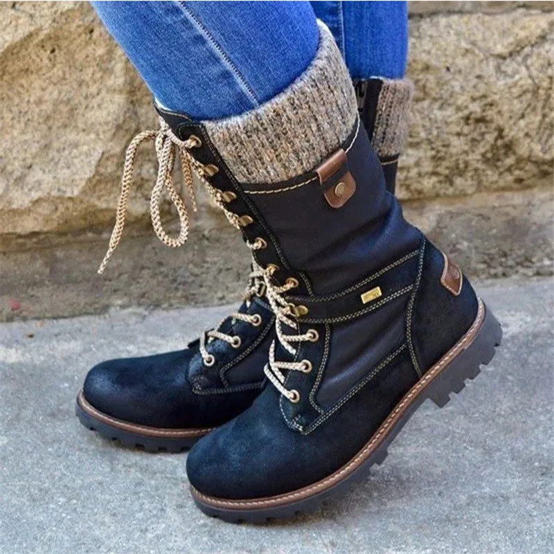 Amazon.com: Botas altas para mujer, otoño, invierno, de lana, para tejer,  para mujer, botas largas : Ropa, Zapatos y Joyería