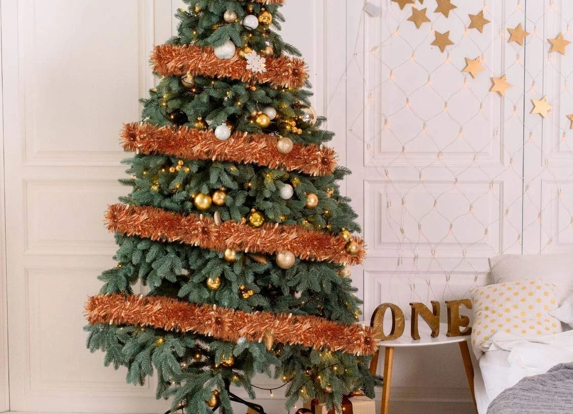 Customizable Single Color Tinsel Thick And Full Sparkly Tinsel Classic