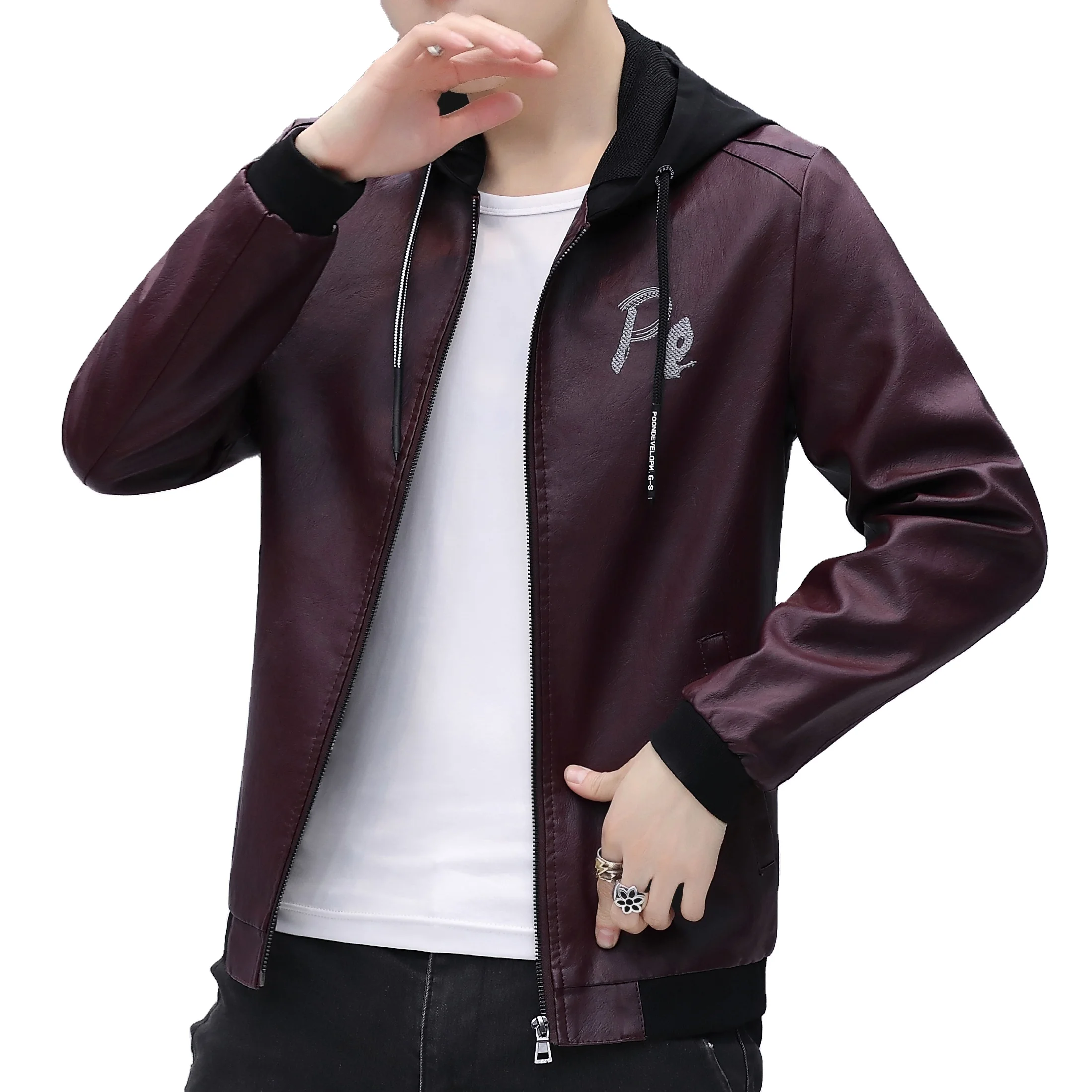 boys leather bomber jacket